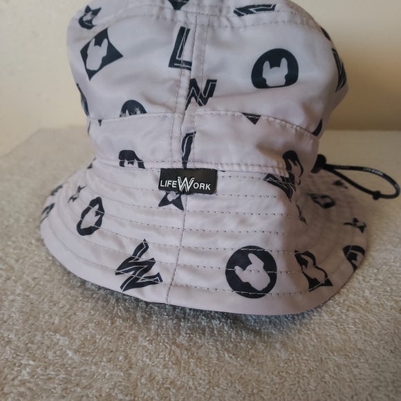 Lifework Bucket Hat Urban Hybrid Unisex Greyish White, Black OS Pre-Owned - Picture 4 of 7